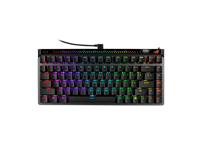  Clavier gaming filaire 75% azerty noir hot-swap hall-effect rgb 8000 hz 1-23419156 - Conforama A