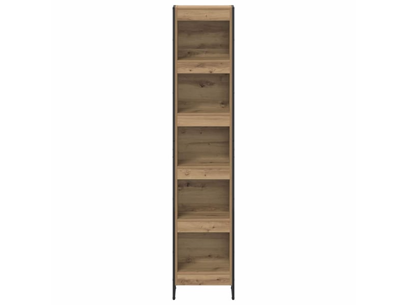  Bibliothèque, armoire à livres 40 x 30 x 189,5 cm bois d'ingénierie chêne artisan  - Conforama E