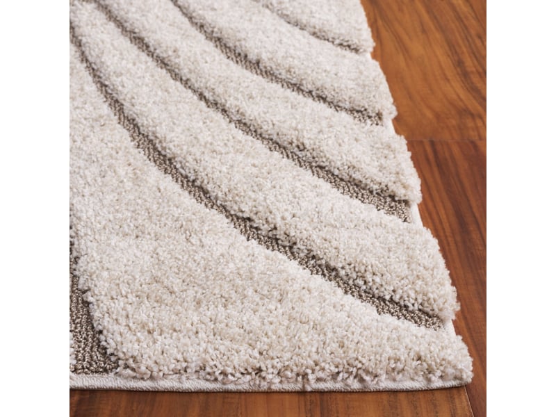  Tapis en polypropylène beige, 69 x 122 cm  - Conforama C