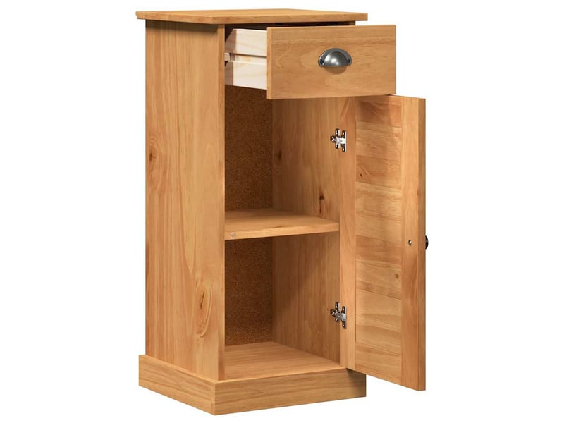 Armoire de salle de bain, cabinet de salle de bain avec tiroir vigo marron et marron miel cf65037 - Conforama E