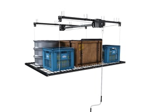 Etagère 244 cm coloris noir HAVRYA