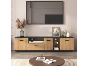 Meuble tv coloris noir    Morn Vibe