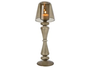 Photophore lampe en verre silje 31cm vert olive