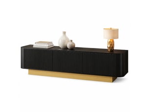 Meuble tv coloris noir 170 cm LPOSPI  