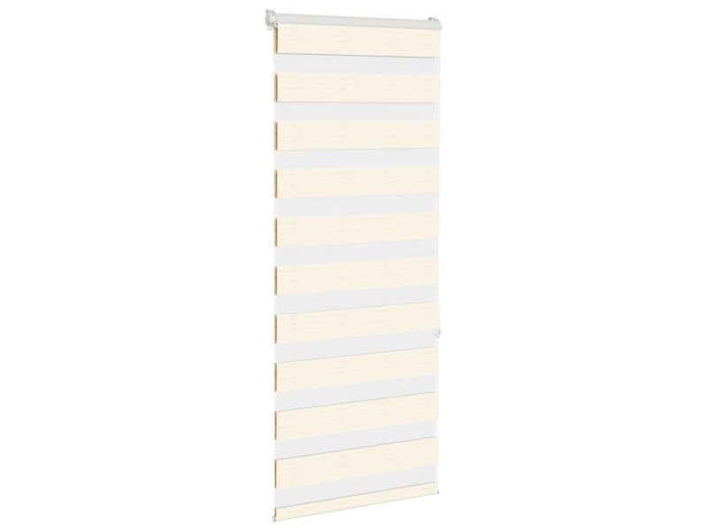 Store zèbre, store de fenêtre beige marbré largeur du tissu 60,9 cm polyester cf48307 - Conforama C