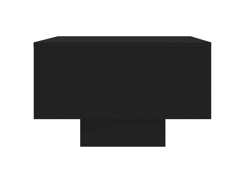  Table basse rectangulaire | table de salon noir 100x49,5x31 cm bois d'ingénierie  - Conforama E