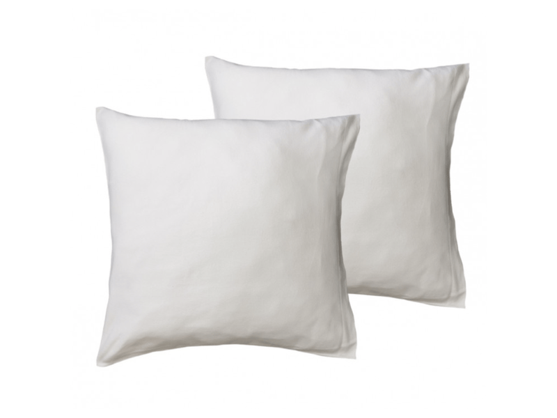 Lot de 2 protèges-oreillers blanc 100% coton PROMO LINGE - Conforama A