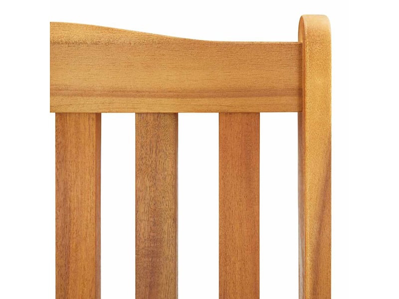  Chaise à bascule de jardin, rocking-chair avec coussins bois d'acacia massif cf31307  - Conforama E
