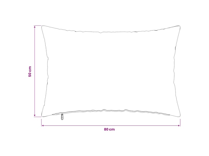  Lot de 6 housses de coussin heerlen rouge 50 x 80 cm tissu cf49727  - Conforama E