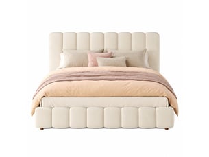 Lit coffre 180x200 cm <strong>HAUSS SPOLE</strong> <strong></strong> coloris beige