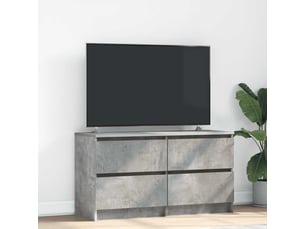 Meuble tv coloris gris 100 cm <strong></strong>  <strong></strong>