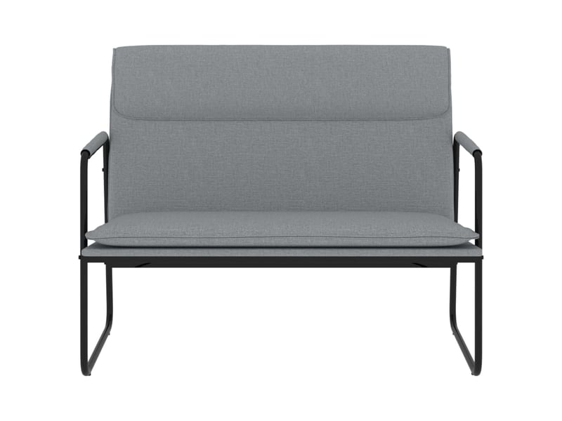 Banc chambre, banc de lit gris clair 100x64x80 cm tissu  - Conforama C