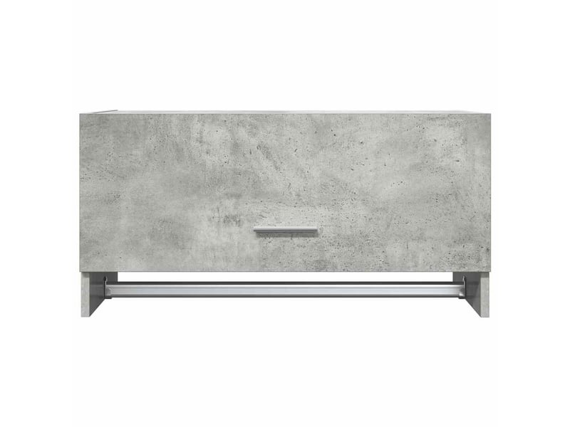  Garde-robe chambre, armoire de rangement gris béton 70x32,5x35 cm bois d'ingénierie  - Conforama D