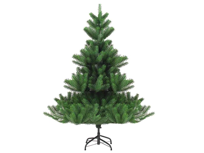  Sapin de noël artificiel, arbre de noël nordmann avec led et boules vert 180cm  - Conforama C