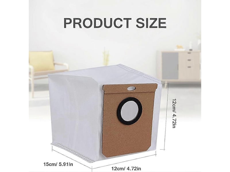  Replacement dust bag for l50 , l60 series robtic vacuum cleaner, for home 10000, 8090 ultra, 9090 ai  - Conforama C