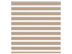 Store zèbre, store de fenêtre marron sable largeur du tissu 140,9 cm polyester cf48780