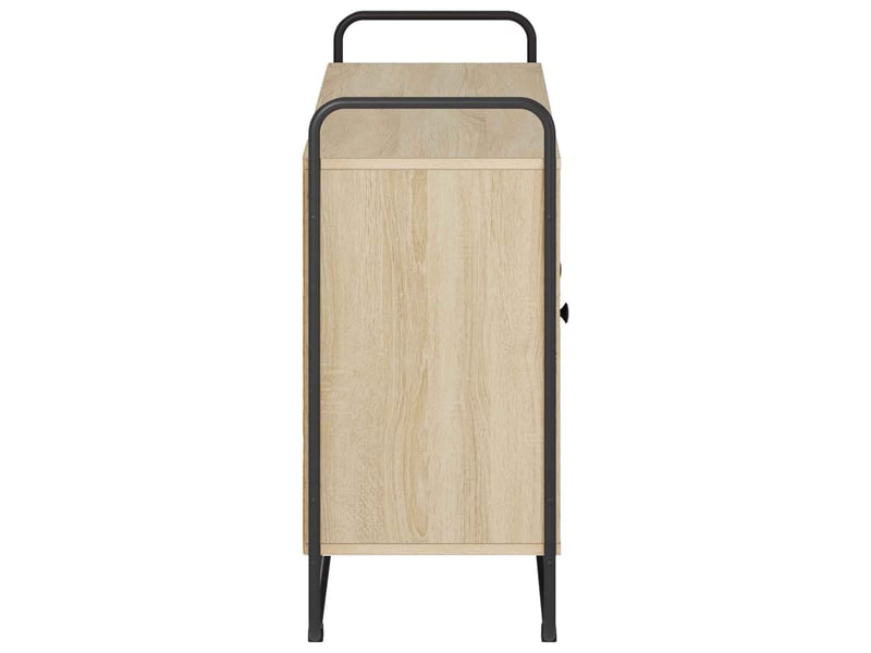Buffet salon, buffet de rangement chêne sonoma 102x35x75 cm bois d'ingénierie shl6876 - Conforama E