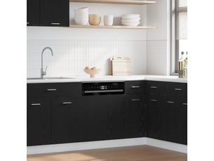 Panneau de lave-vaisselle lyon en chêne noir 60x1,5x67 cm bois d'ingénierie