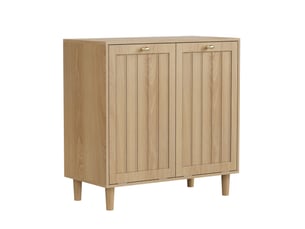 Meuble à linge tcqpz avec 2 paniers amovibles 69,5 x 35 x 70,5 cm armoire à linge sur pied mdf coloris chêne