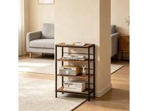 Étagère de rangement moderne, meuble sur pied polyvalent, étagère d’exposition contemporaine
