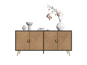 Buffet 4 porte(s) - 160 cm coloris multicolore
