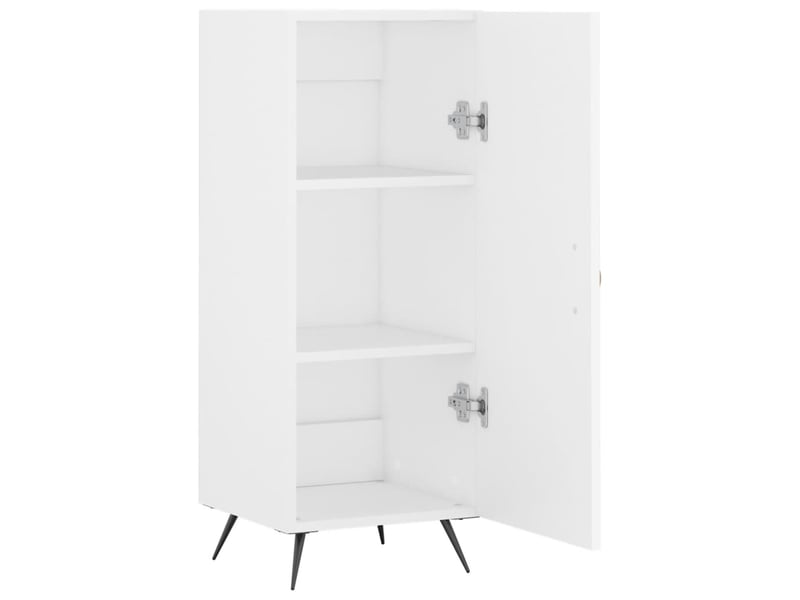  Buffet - bahut - meuble de rangement blanc 34,5x34x90 cm bois d'ingénierie  - Conforama E