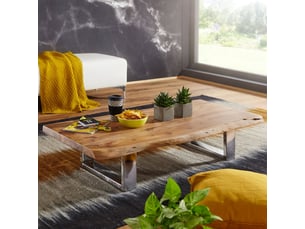 Table basse  coloris bois clair <strong></strong> <strong></strong>