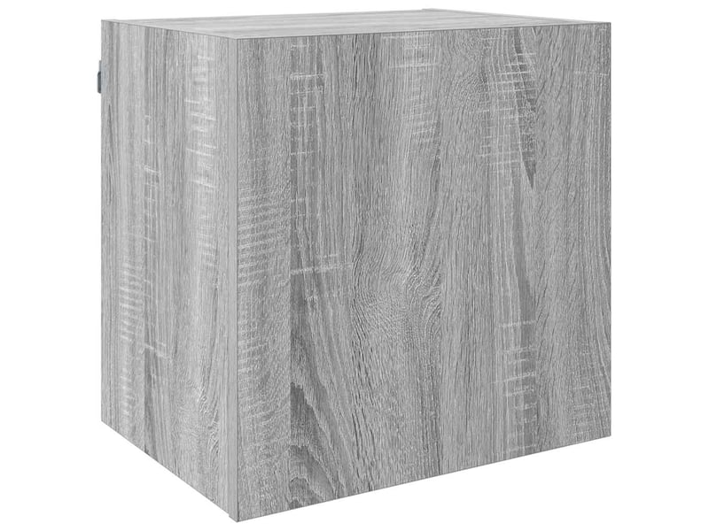 Unités murales tv 4 pcs sonoma gris bois d'ingénierie shl7603  - Conforama E