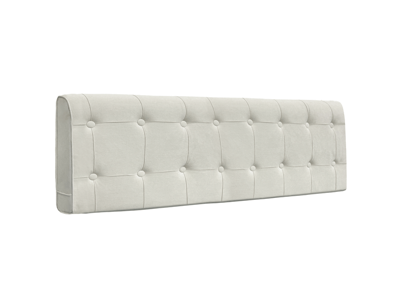  Tête de lit rembourrée vercart 180x60 cm - micro-daim polyester, ép.100 mm, fixation cadre de lit  - Conforama A