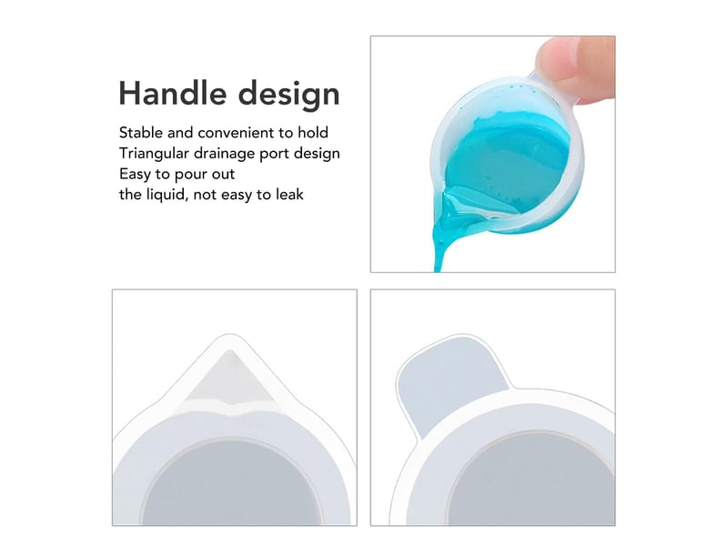  Kit d'outils pour tasse à mesurer en silicone, spatule, gants, pipettes, ensemble d'outils de mélange de résine pour l'artisanat (ensemble d'out  - Conforama C