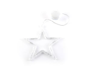 Suspension lot de 5 lumières de noël pour fenêtre pour sapin de noël, cheminée, décoration multicoluer