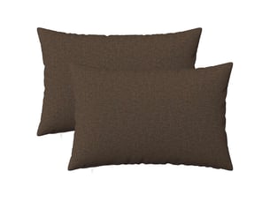 Lot de 2 coussins avec oreiller, coussins décoratifs heerlen taupe tissu cf50336