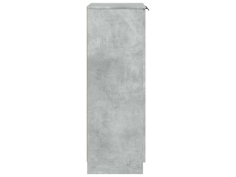  Meuble à chaussure, armoire à chaussures gris béton 59x35x100,5 cm bois d'ingénierie  - Conforama E