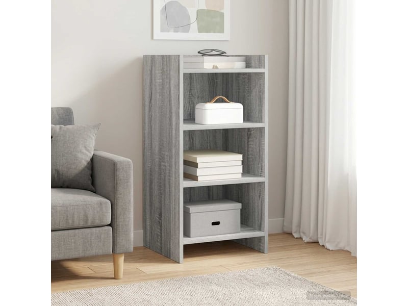  Buffet - bahut - meuble de rangement sonoma gris 40 x 36 x 80 cm bois d'ingénierie  - Conforama B