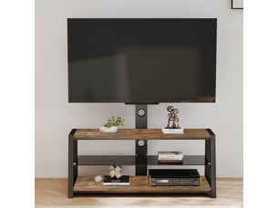 Meuble tv coloris marron 116 cm <strong>OKMYHOME</strong>  <strong></strong>