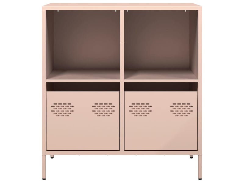  Buffet - bahut - meuble de rangement rose 68x39x73,5 cm acier laminé à froid  - Conforama D