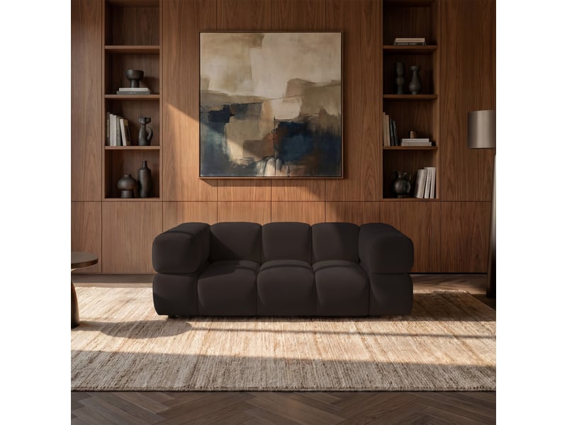  Selsey hollme - canapé - 190 cm - velours marron Hollme - Conforama B