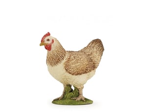 Poule rousse papo figurine