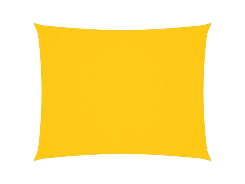  Voile de parasol - voile d'ombrage tissu oxford rectangulaire 6x8 m jaune  - Conforama A