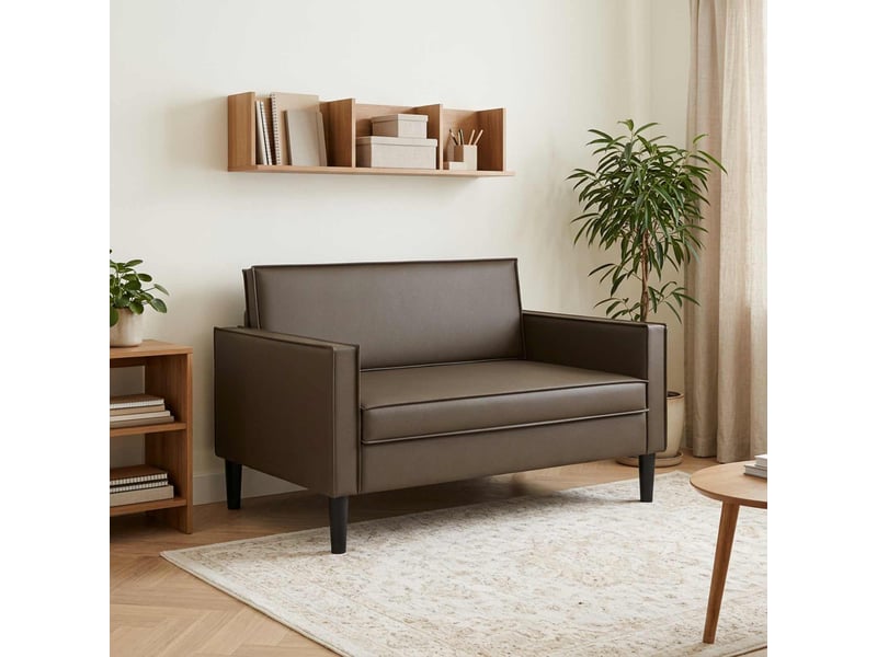  Vidaxl fauteuil xxl marron simili cuir  - Conforama B