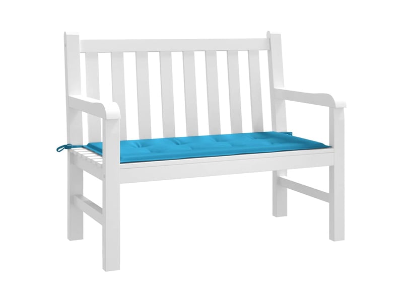  Coussin de banc de jardin, coussin d'assise bleu 100x50x3 cm tissu oxford cf52669  - Conforama C
