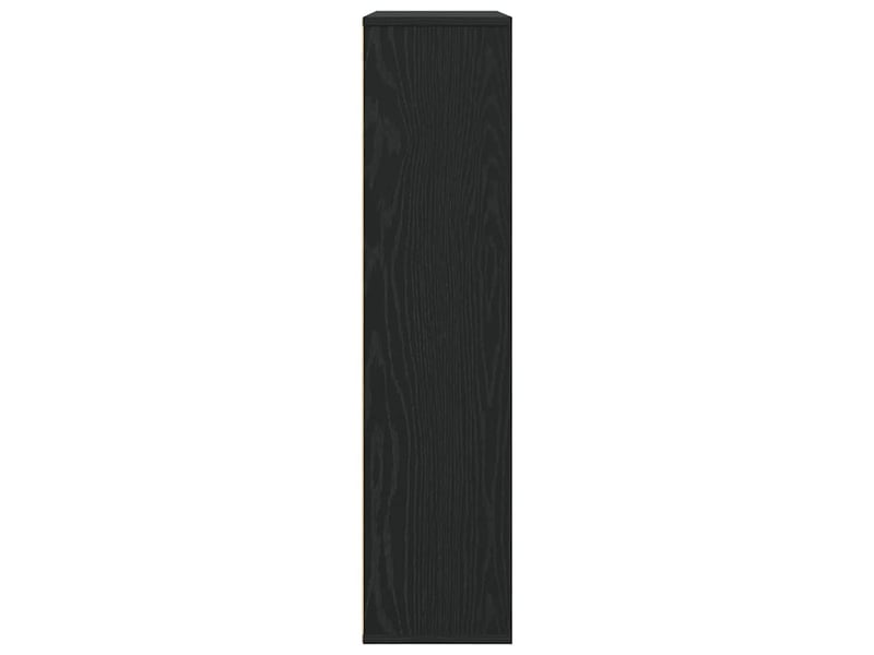  Bibliothèque, meuble de rangement salon chêne noir 89x24x101,5 cm bois d'ingénierie  - Conforama E