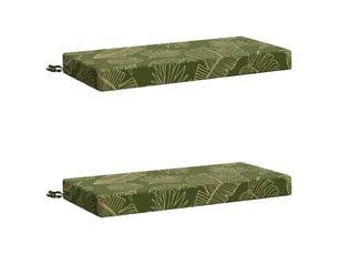 Lot de 2 coussins de banc, coussins d'assise soest 100 % polyester cf56882