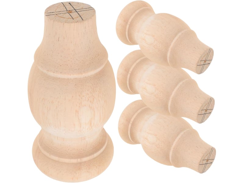  4pièces meuble bois massif ronds de table de remplacement de meuble soi-même  - Conforama A