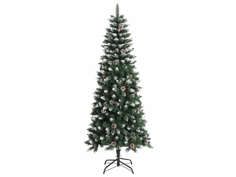  Sapin de noël - arbre de noël artificiel vert 150 cm pvc, plastique et acier  - Conforama E