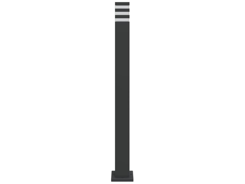  Lampadaire d'extérieur 110 cm aluminium noir 02_0042506  - Conforama D