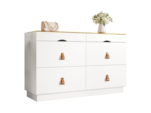 Commode 6 tiroir(s)    ULQENI  coloris bicolore largeur 120 cm
