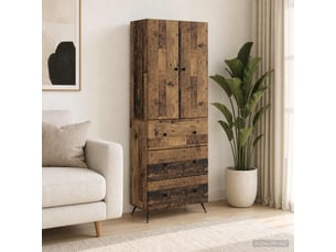 Armoire <strong></strong> <strong></strong> coloris bois clair largeur 66 cm