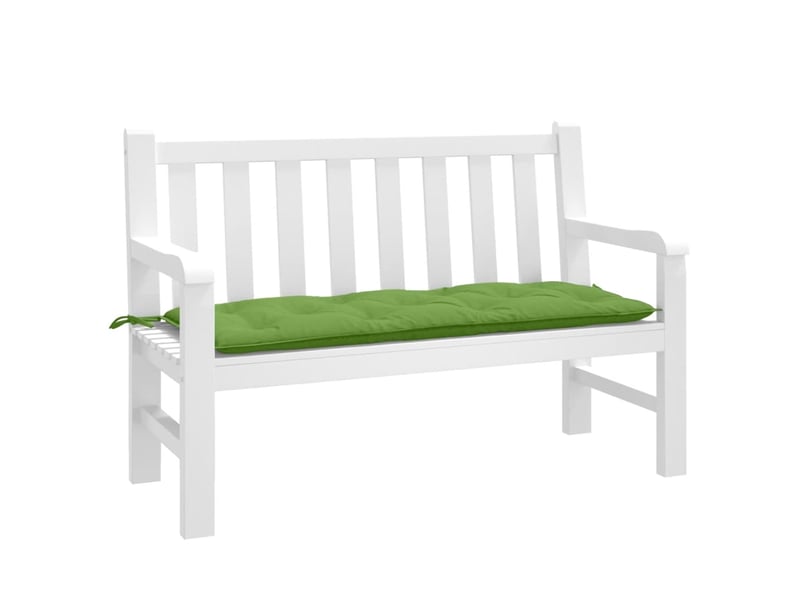  Coussin de banc de jardin, coussin d'assise vert mélangé 120x50x7 cm tissu cf52875  - Conforama B