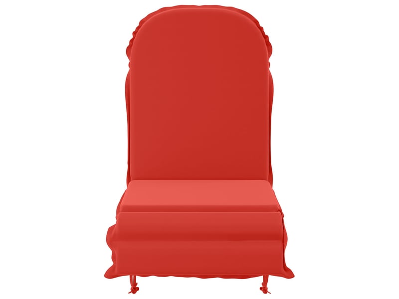 Coussin de transat ensoleillé, coussin pour bain de soleil gemert 100 % polyester rouge cf56048 - Conforama D